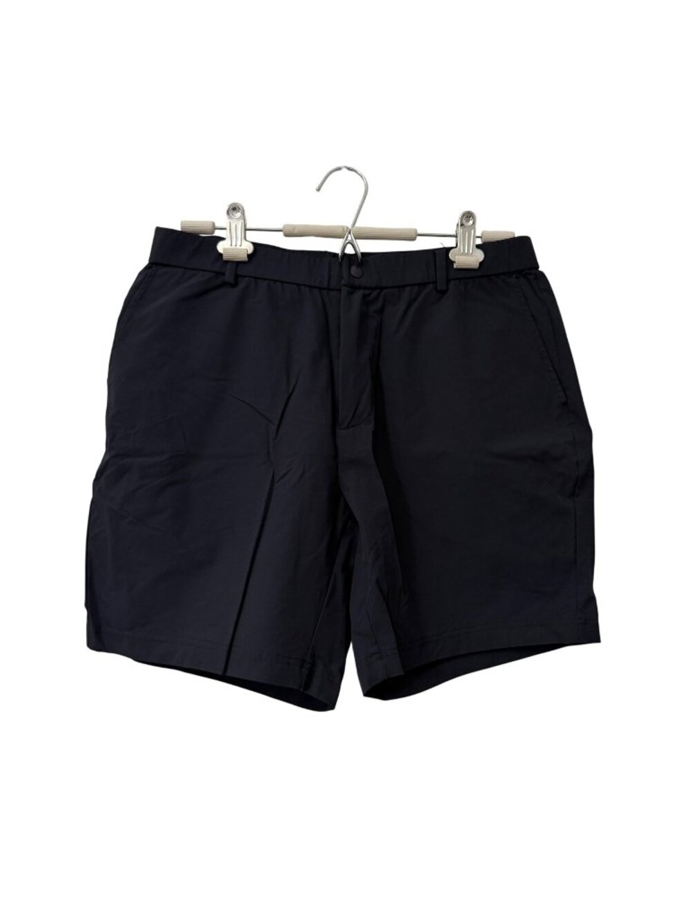 Bear Bottom Black Nylon 7 Inseam Performance Chino Shorts Mens Size Large